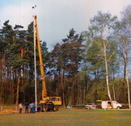 Sportplatz Reichenwalde, Flutlichtanlage